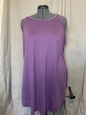 Plus size sleepwear/workout - Purple Tank Top